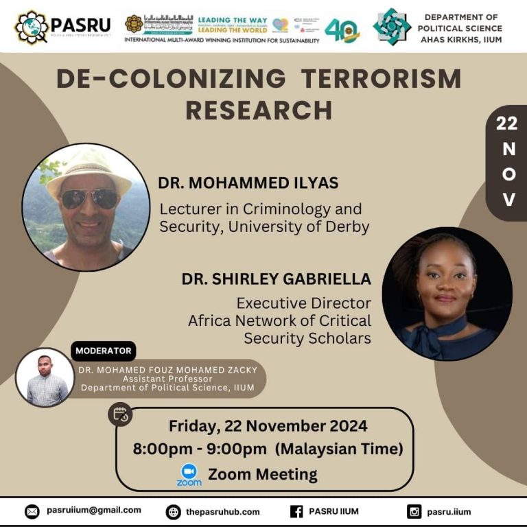 De-Colonizing Terrorism Research Webinar